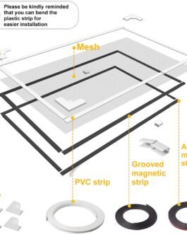 DIY Magnetic Window Screen